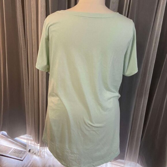 Torrid size 4 Mint Girlfriend Tee - Signature Jersey Dogs Happy - Picture 4 of 5